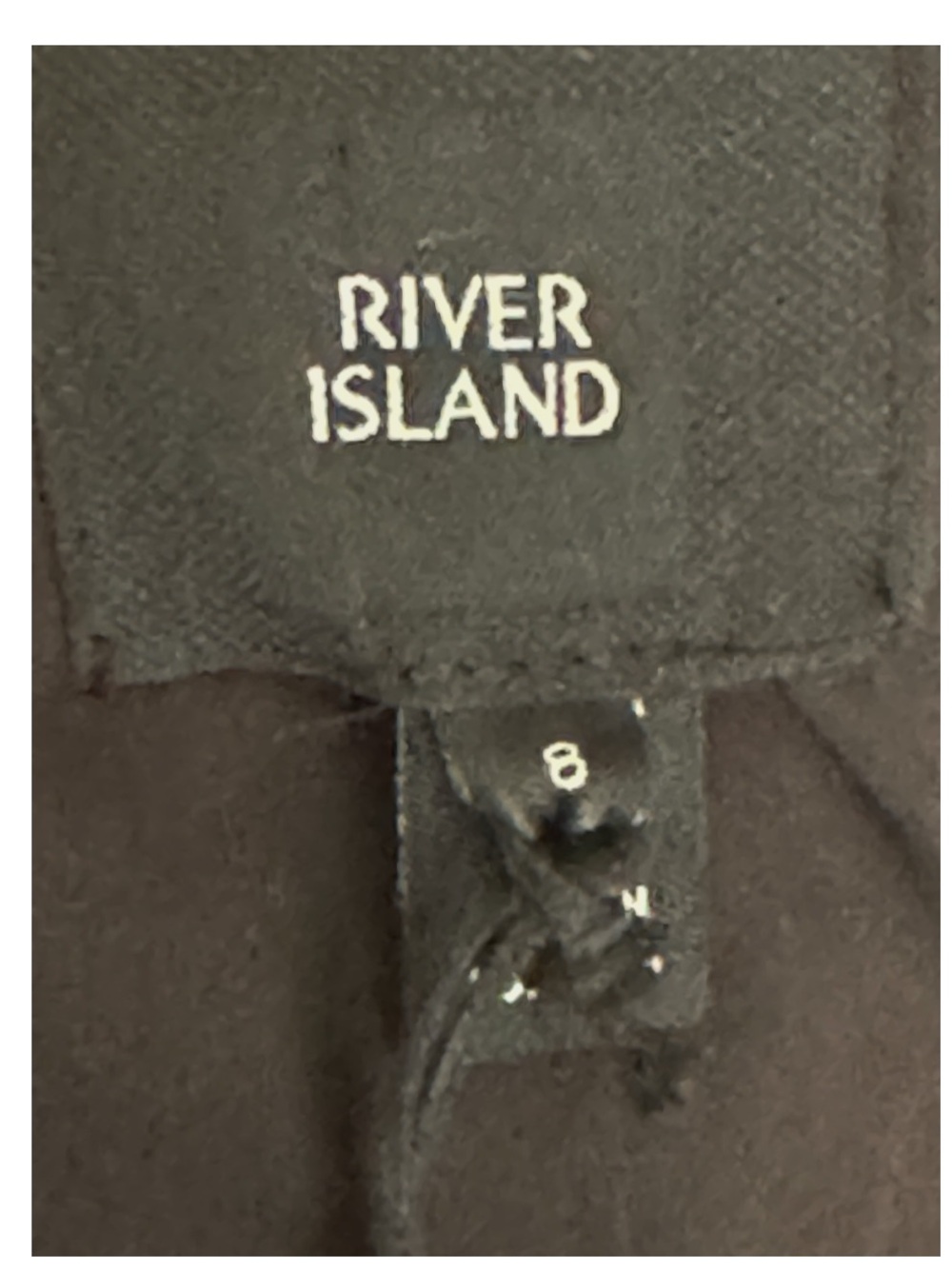 River Island Red & White Bouclé Oversized Cardigan. 4/6 - Picture 4 of 10